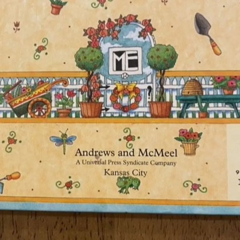 Mary Engelbreit Gardeners Journal 9x8” Vintage Excellent Condition